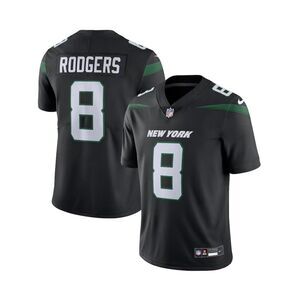 Aaron Rodgers New York Jets Jersey Nike Black Vapor Untouchable Limited Mens 2XL